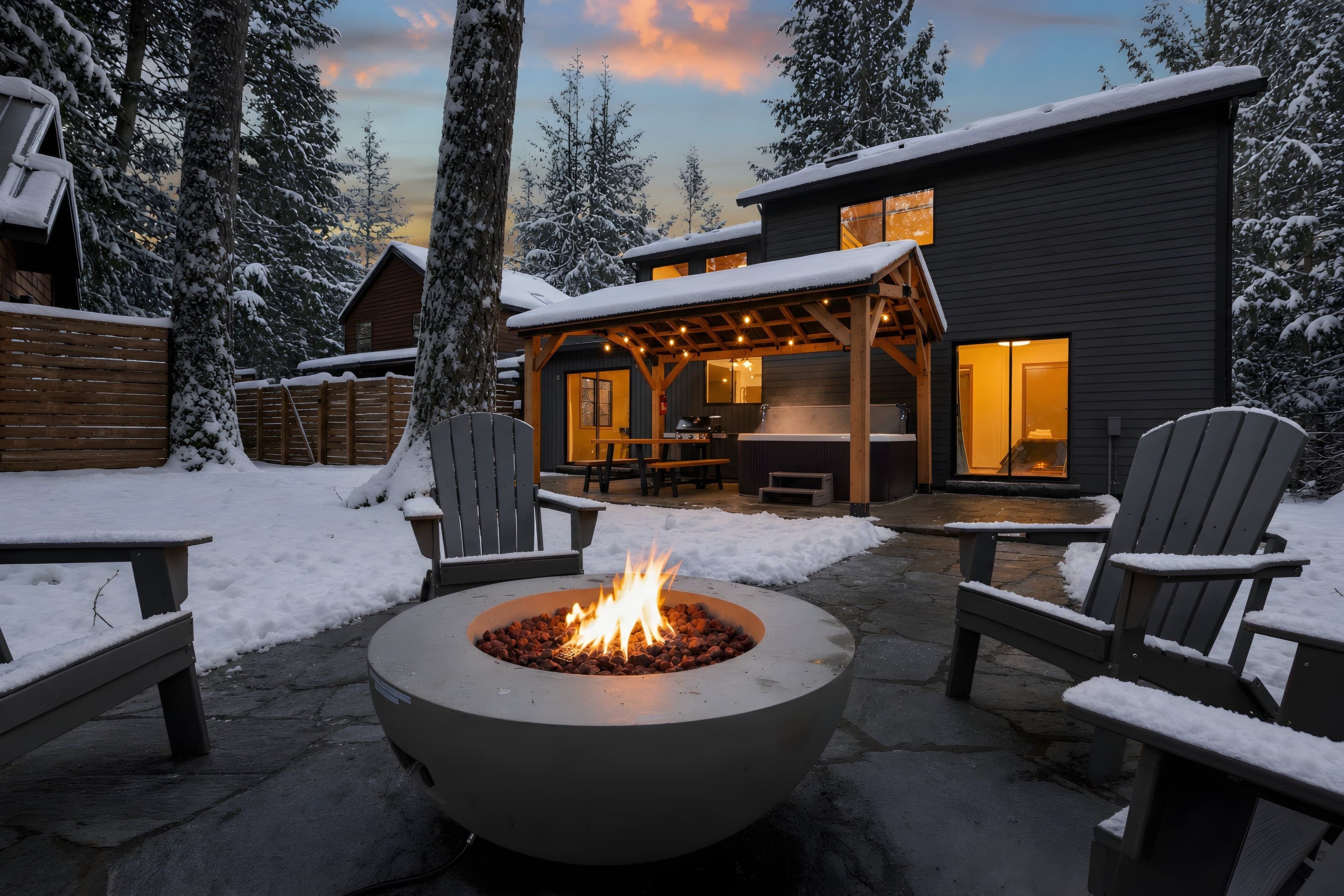 Hot Tub • Fire Pit • Arcade • Mt Hood Escape